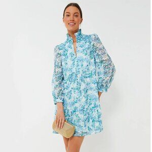 COPY - Water's Edge Hydrangea Organza Palmerston Dress